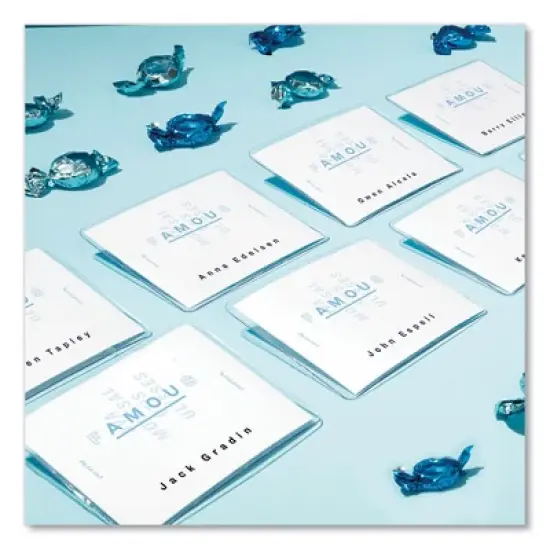 Avery Clip-Style Name Badge Holder with Laser/Inkjet Insert, Top Load, 4 x 3, White, 100/Box image {5}