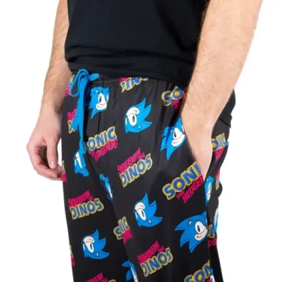 Sonic the Hedgehog Video Game Character Mens All over Print Sleep Pajama Pants image {2}