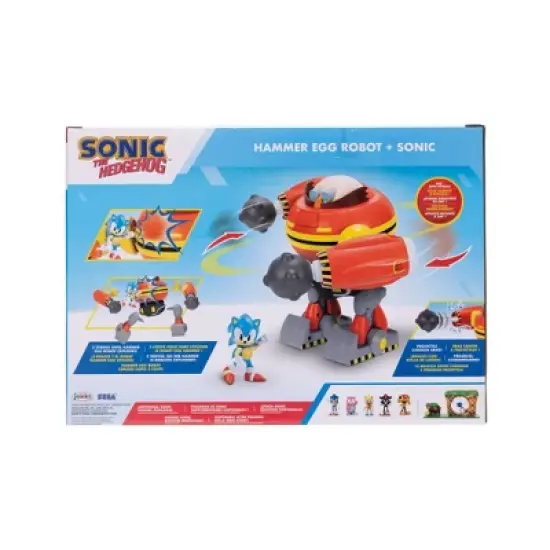 Sonic the Hedgehog 2.5" Hammer Egg Robot Battleset with Figure image {5}