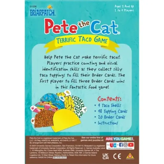 Briarpatch&reg; Pete the Cat Terrific Taco Game image {4}