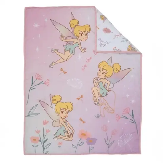 Lambs & Ivy 3pc Tinker Bell Crib Bedding Set image {3}