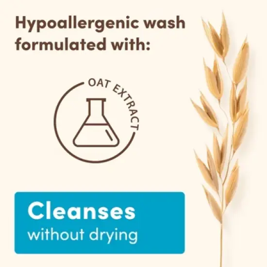 Aveeno Baby Daily Moisture Gentle Body Bath Wash & Shampoo - Lightly Scented - 18 fl oz image {4}