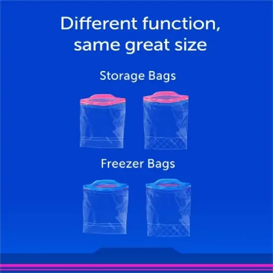 Ziploc Freezer Gallon Bags with Stand-Up Bottom - 132ct image {6}