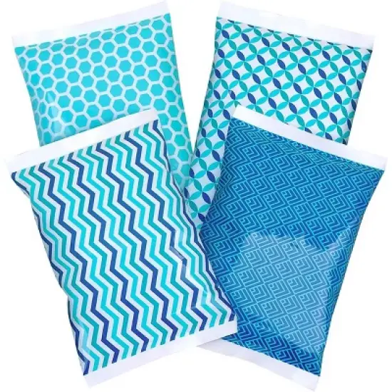 Thrive 4 Pack Small Reusable Ice Packs for Lunch Box or Cooler, Long Lasting, BPA Free image {5}