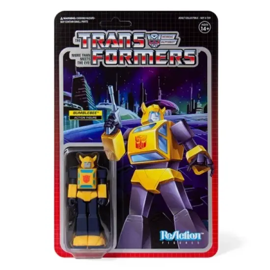 Super7 Transformers ReAction Figure - Bumblebee image {1}
