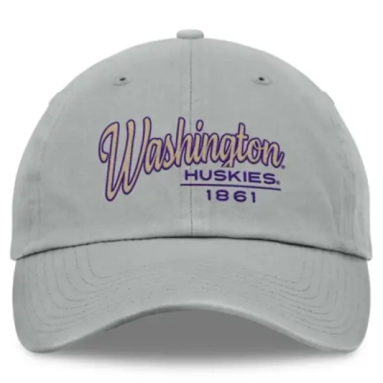 NCAA Washington Huskies Nico Cotton Hat: Adjustable Mens Baseball Cap image {1}