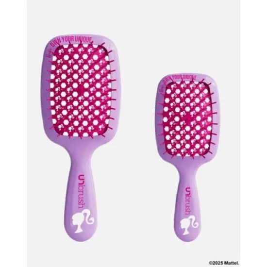 Unbrush Barbie Duo Set Regular & Mini Brush image {8}