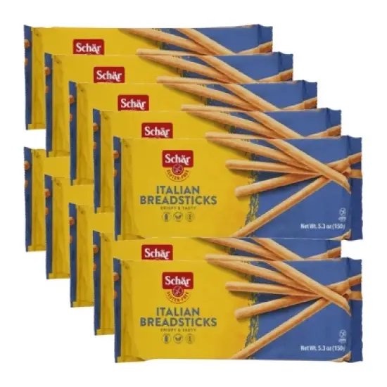 Schar Gluten-Free Italian Breadsticks - Case of 10/5.3 oz image {7}