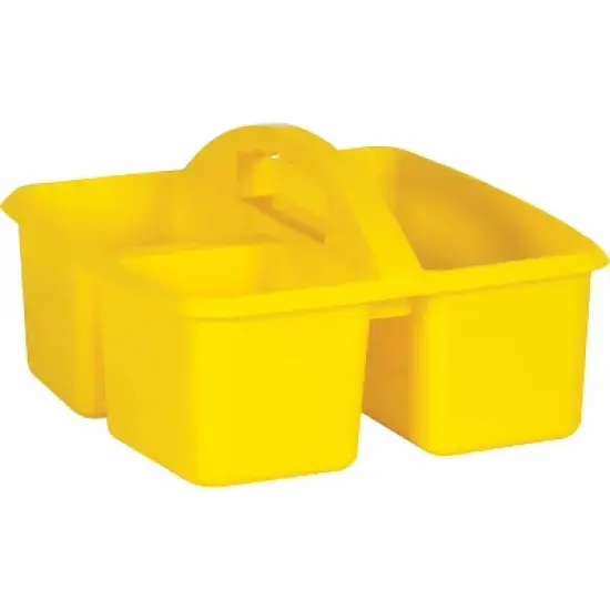 Teacher Created Resources&reg; Yellow Plastic Storage Caddy, Pack of 6 image {1}
