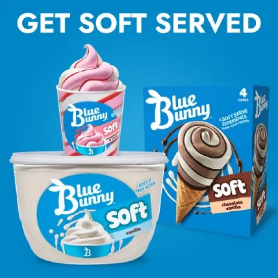 Blue Bunny Soft Chocolate Frozen Dessert - 46 fl oz image {2}