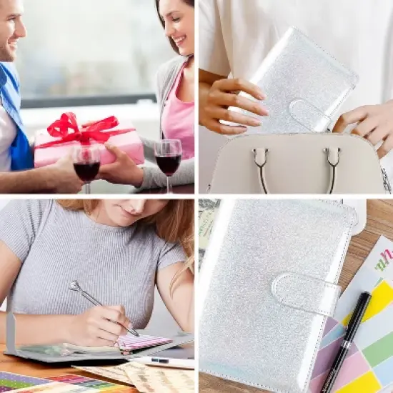 Money Saving Challenge Binder Trackers, A6 Budget Organizer for Cash, Saving Binder with Cash Envelopes, Expense Sheets image {13}