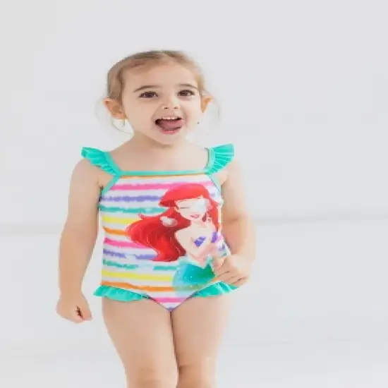 Disney The Little Mermaid Princess Ariel Girls One Piece Bathing Suit Little Kid to Big Kid image {1}