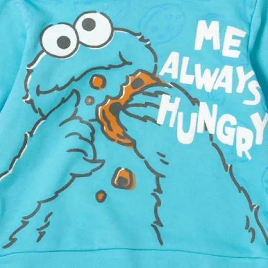 Sesame Street Elmo Cookie Monster Fleece Pullover Hoodie and Pants Outfit Set Toddler image {2}