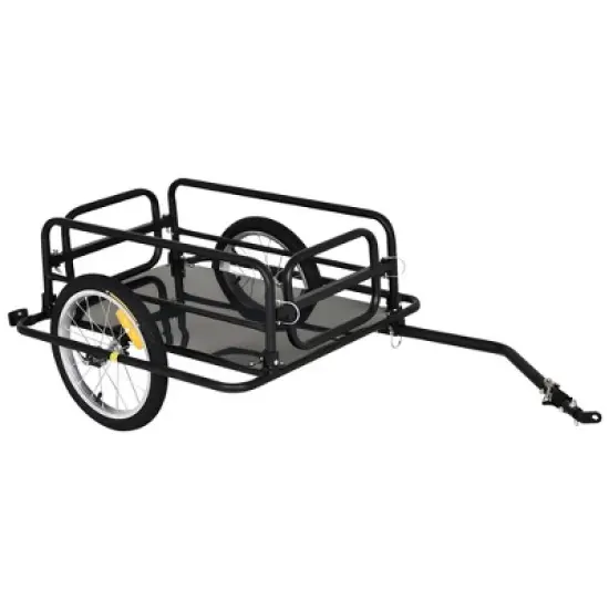 Bike Cargo Trailer, 110 lbs Load Capacity,  Bicycle Wagon Cart, Foldable Compact Storage with ordinary Hitch image {7}