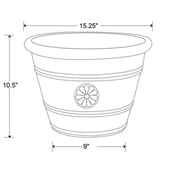 Modesto Planter - Southern Patio image {3}
