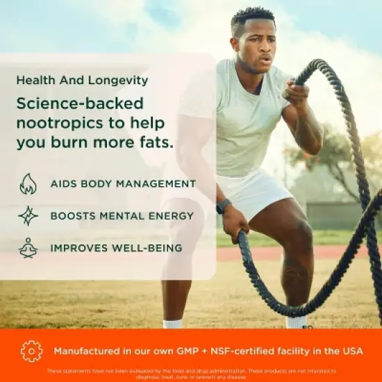 Genius Fat Burner &ndash; Thermogenic Weight Loss & Metabolism Support, Appetite Suppressant &ndash; 60 Caffeine-Free Veggie Pills image {2}