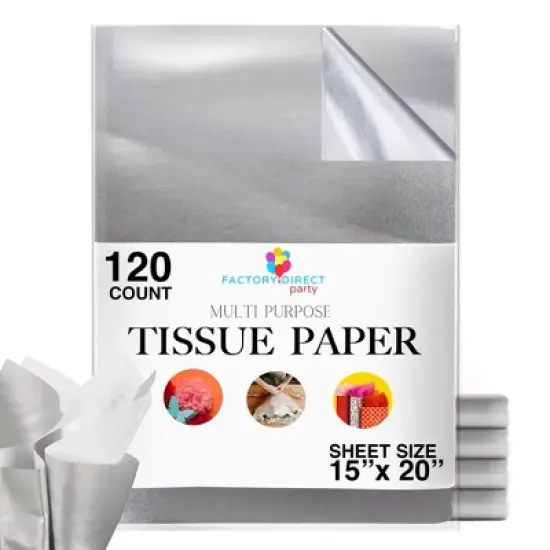 Crown Display Tissue Paper 15" x 20" Packing Paper for Gifts - 120 Count image {21}