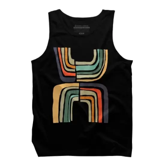 Men's Design By Humans Look A Double Rainbow By radiomode Tank Top image {2}