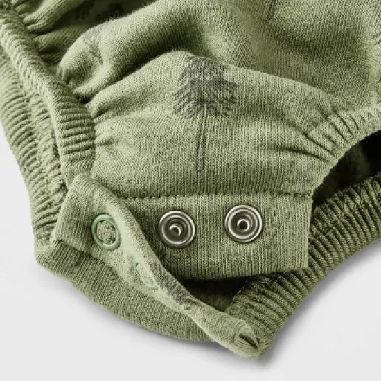 Grayson Collective Baby Boys' Bubble Romper - Green image {3}