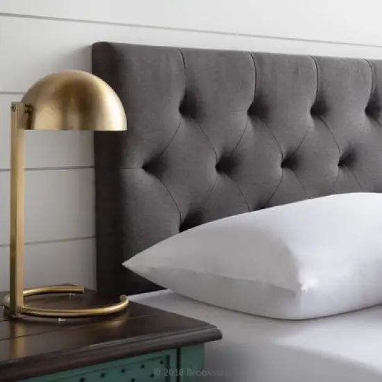  Emmie Adjustable Upholstered Headboard with Diamond Tufting - Brookside Home image {3}