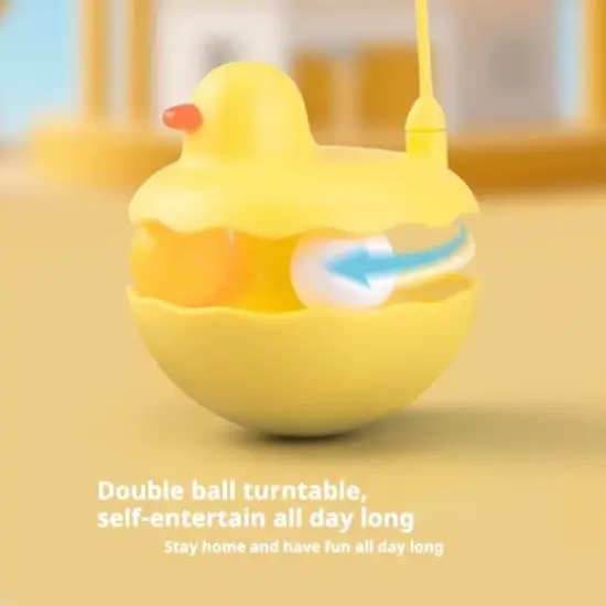 Cat Toys - Interactive Toy for Cat | Kitten Toys | Lightweight Resin Duck Shape Fun Stick for Kitten Play Indoor Outdoor image {4}
