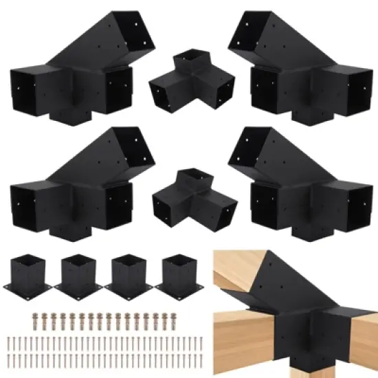 Pergola Bracket Kit,for Gazebos, Patio Pergolas, Log Cabin Outdoor image {5}