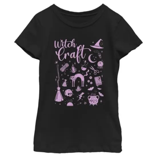 Girl's Lost Gods Halloween Witchcraft Necessities T-Shirt image {3}