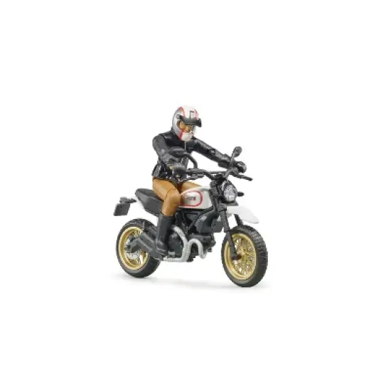Bruder Scrambler Ducati Desert Sled with Driver image {2}