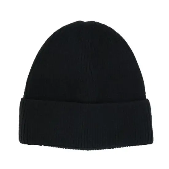 CTM Men's Basic Ribbed Beanie Cuff Cap image {1}