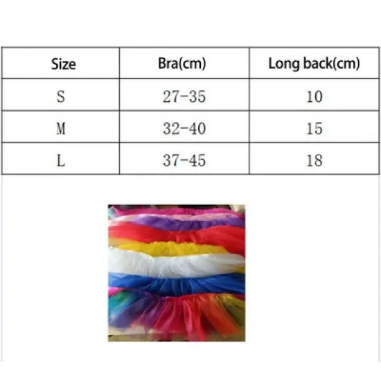 Pet Tutu Skirt Colorful Cute Birthday Dresses Costume Pet Supplies for Large Medium Small Dogs Cats image {5}