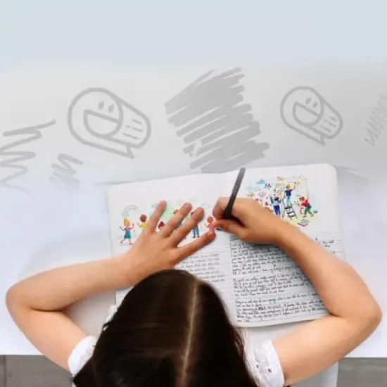 Enday Primary Journal Composition Notebook, Full Page Ruled - 100 Sheets image {3}