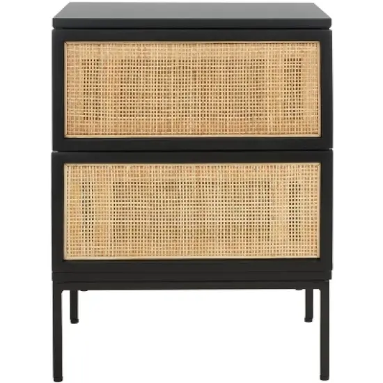 Zadie 2 Drawer Rattan Nightstand - NST5007 - Safavieh image {13}