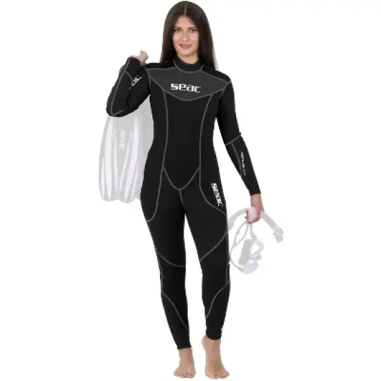 SEAC Sense Black Women's One-Piece Wetsuit image {2}