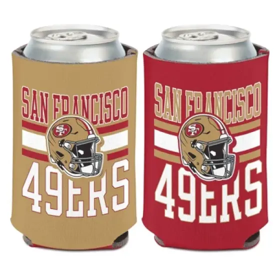 NFL San Francisco 49ers Can Cooler Helmet - 12oz image {3}