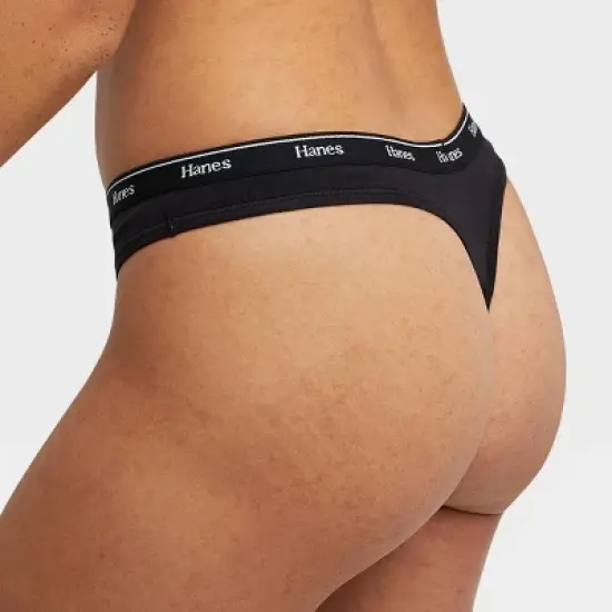 Hanes Originals Women's 6pk Original Thong - Colors May Vary image {3}