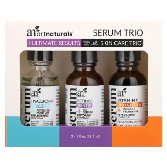 artnaturals Serum Trio, 3 Piece Set, 1 fl oz (29.5 ml) Each image {1}