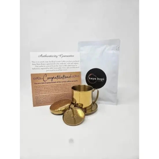 Kaya Kopi Premium Kaya Kopi From Indonesia Wild Palm Civets Process Arabica Whole Coffee Beans with Coffee Filter image {7}