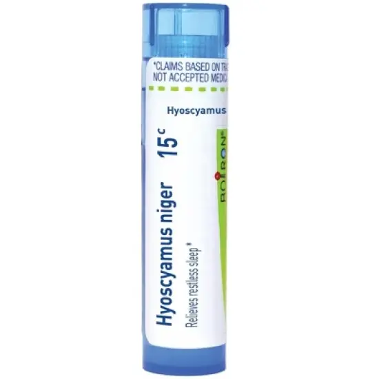 Hyoscyamus Niger 15C by Boiron Homeopathic Single Medicine For Stress & Sleep  -  80 Pellet image {3}