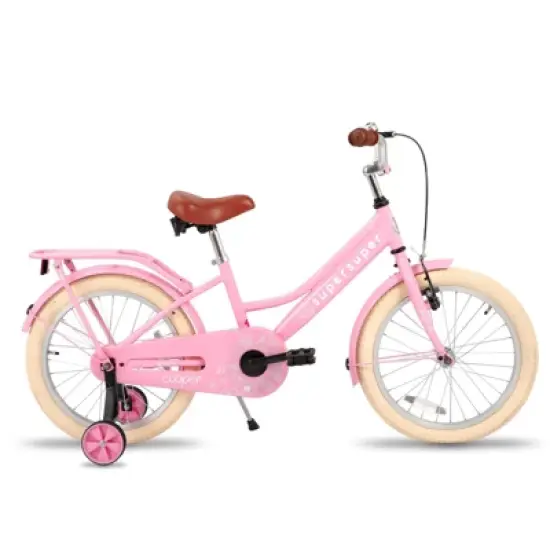 JOYSTAR Retro Style Girls Bike for Kids and Toddlers, Pink Green image {11}