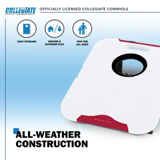 NCAA Ohio State Buckeyes All-Weather Travel Cornhole Set image {2}