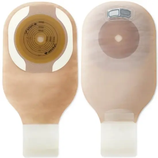 Premier Ostomy Pouch Drainable up to 1.5" Stoma 12"L 1pc System Ultra Clear 8578, 5 Ct image {3}