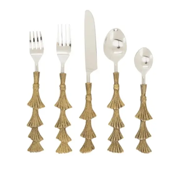 Saro Lifestyle Merry Tree Holiday Flatware image {2}