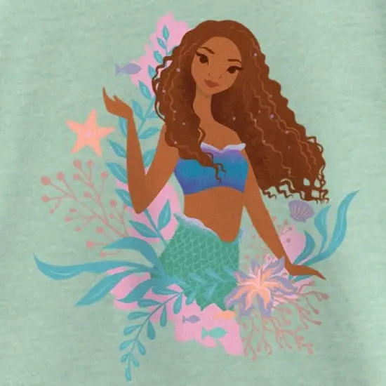 Girl's The Little Mermaid Ariel Wave T-Shirt image {1}