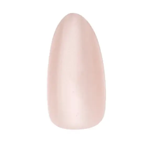 Unique Bargains Women's Short Almond Nails Tips XS Pink 1 Pc image {2}