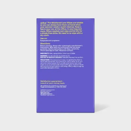 Pre-Moistened Lens Wipes - 60ct - up&up&trade; image {2}