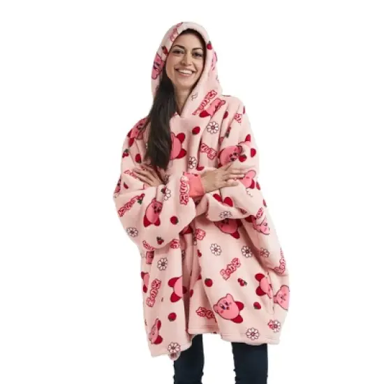 Adult Kirby Oversized Hoodie Blanket Wearable Blanket-OSFA image {3}