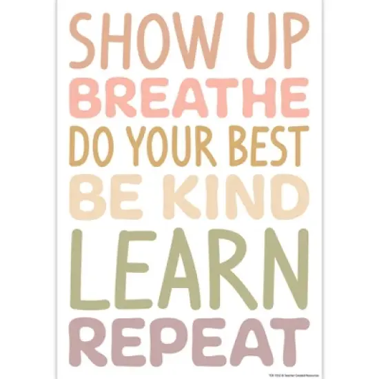 Teacher Created Resources&reg; Terrazzo Tones Positive Practices Small Poster Pack, Pack of 12 image {7}