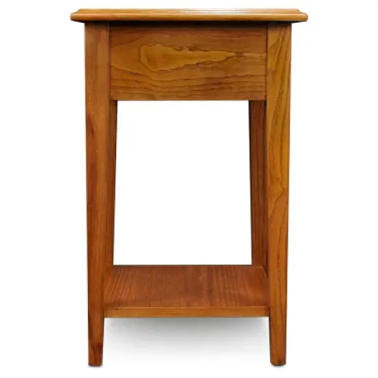 Favorite Finds Square Side Table Medium Oak Finish - Leick Home image {6}