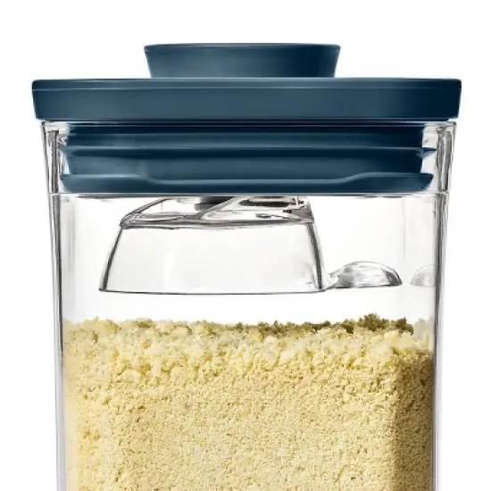 OXO Pop 3pc Everyday Airtight Food Storage Container Set Storm Blue: Kitchen Canister Set, Dishwasher-Safe image {6}