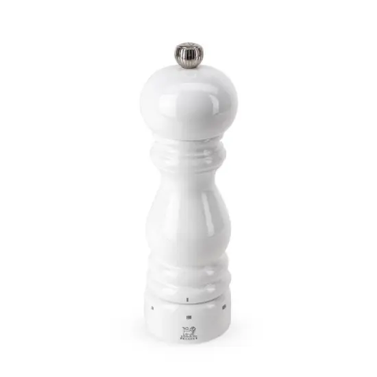 Peugeot | Paris u'Select Pepper Mill, Wood, White Lacquer, 18 cm - 7 in image {2}